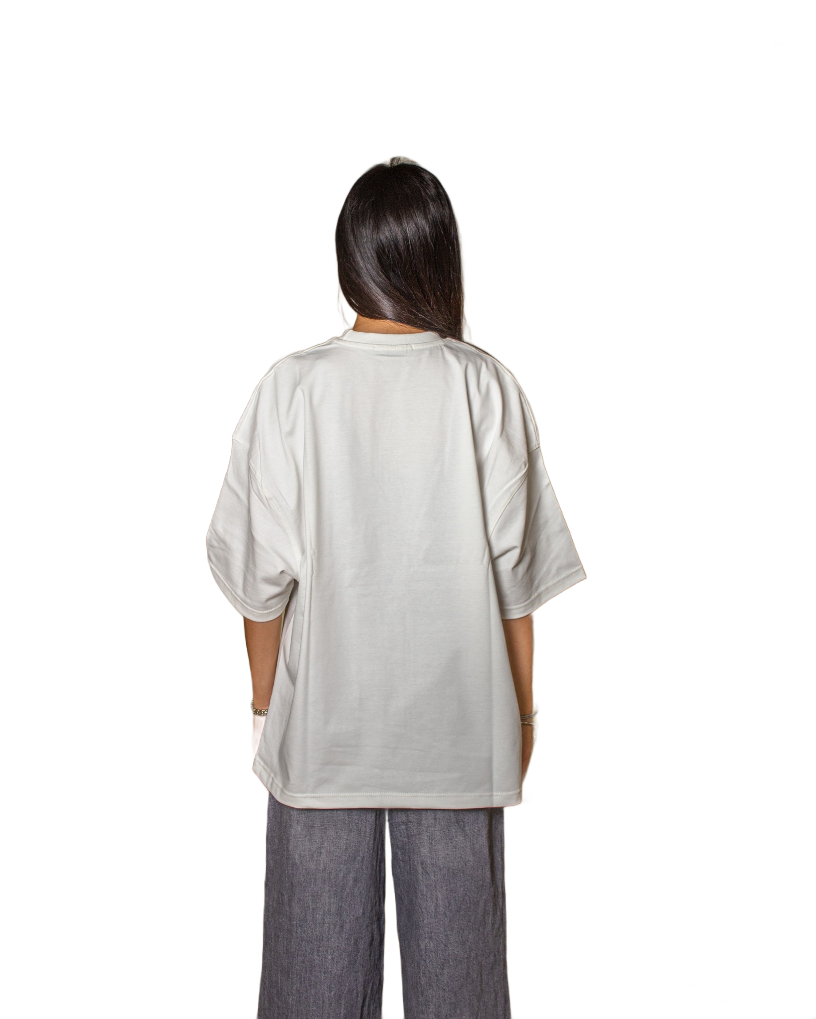 Flacko Studios - White x Navy Blue